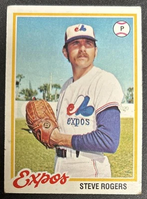 1978 Topps Steve Rogers Baseball Card #425 Expos Pitcher PR/FR Bad Corners Edges - Image 1 of 2