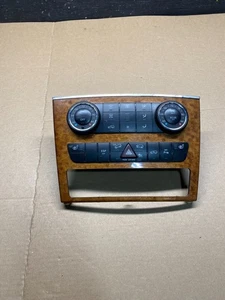 2007-2012 Mercedes X164 GL350 GL450 Climate Control Bezel Wood Switch Q9427 DG - Picture 1 of 8
