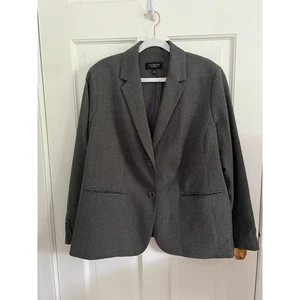 Talbots grauer Wollblazer Damen 16 WP Sakko Karriere Business Corporate defekt - Bild 1 von 10