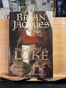 THE LEGEND OF LUKE Brian Jacques 1999 Philomel 1st/1st HBDJ Signed Copy - Foto 1 di 6