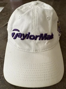 LSU Louisiana State Tigers Taylormade Golf Cap Hat Adjustable NWT White - Picture 1 of 9