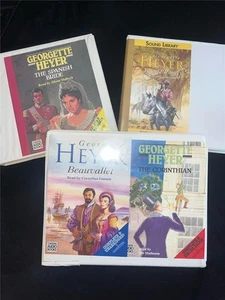 4 Georgette Heyer Audiobooks 30 Cassettes 43 Hours Unabridged Corinthian + Lot - Picture 1 of 6