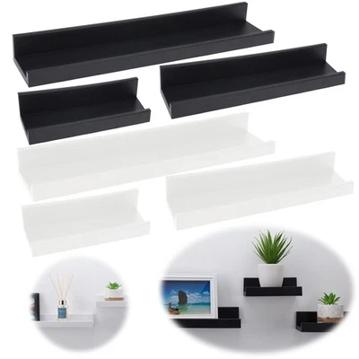 Wandregal Set 2-3-fach 45-15cm Schweberegal Küchen-Regal Bücherregale Wandboard - Bild 1 von 4