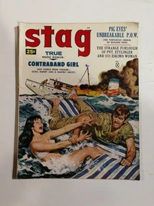 Vintage Hirsch Herren Abenteuer Pulp Magazin Vol. 2 Nr. 10 Oktober 1958 - Bild 1 von 2