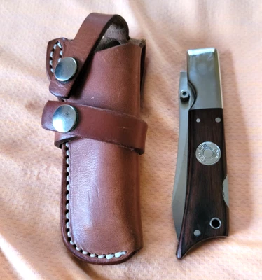 Al Mar 8501 Lock-Back Folding Knife Gunstock Handle Seki-Japan Unused/Mint - Image 1 of 4