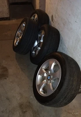 Reifen und Felgen gebraucht: BMW X3 e83,  235/55 R17 99V auf VB - Bild 1 von 4