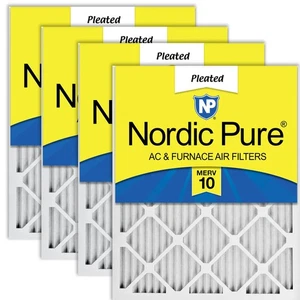Nordic Pure 18x18x1 (Dimensioni effettive: 17 3/4 x 17 3/4 x 3/4) plissettato MERV 10 Air... - Foto 1 di 8