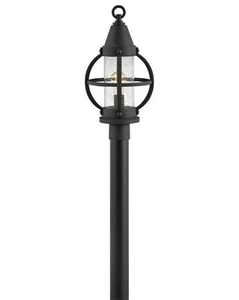 Museum Black LED Outdoor Post Mount from the Chatham Collection - Picture 1 of 1