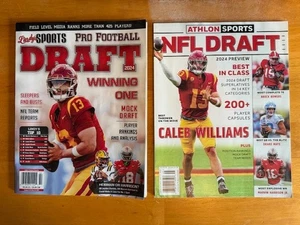 LOT Athlon Lindy's Sports 2024 NFL Draft Preview Guide Magazine Jayden Harrison - Bild 1 von 1