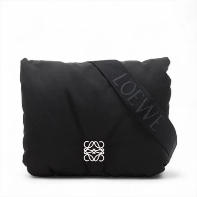 Bolso de Hombro Loewe Goya Puffer Nylon Negro Foto 1 de 4