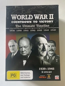 World War II Countdown to Victory 1939-1945 (2009) 11 DVD Boxset, Region 4 - Foto 1 di 13
