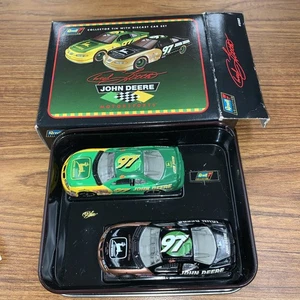 CL 1996 1/64 Revell Collection #97 Chad Little John Deere  2 car tin - Picture 1 of 9