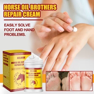 Horse Oil Hand And Foot Repair Cream, Chapped Skin Care Moisturizing And Anti-Pe - Picture 1 of 7