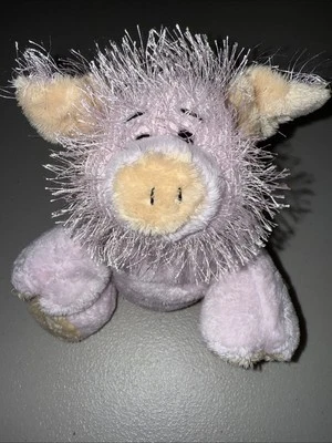 Ganz Webkinz Pig Plush Stuffed Animal No Code Pink Vintage 1990s - Image 1 of 4