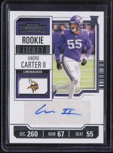 Boleto de novato Panini Contenders 2023 #170 Andre Carter II automático radiocontrol novato - Imagen 1 de 2