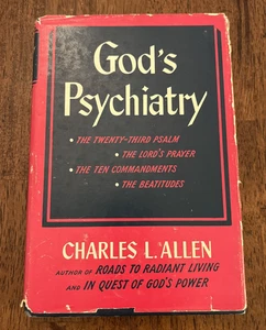 God's Psychiatry by Charles L. Allen HC DJ 1953 *NICE *CLEAN TXT - Picture 1 of 13