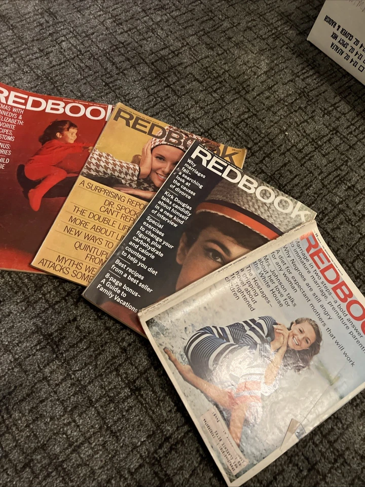 Four Vintage Red Book Magazines 1962 To 1966 - Image 1 of 1