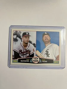2013 Topps Heritage Then & Now Mathews & Dunn - Picture 1 of 2