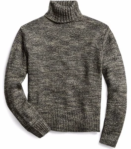 RRL Ralph Lauren Rollkragenpullover meliert Wolle Baumwolle Leinenmischung - HERREN - XXL - Bild 1 von 9