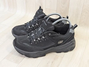 skechers scarpe invernali da passeggio/trek per donna nere UK 6,5 ottime condizioni - Foto 1 di 11