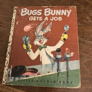 Vintage Buch Bugs Bunny bekommt einen Job  - Bild 1 von 5
