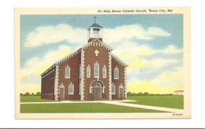 OCEAN CITY MD Holy Savior Catholic Church Vintage Leinen PC - Bild 1 von 1