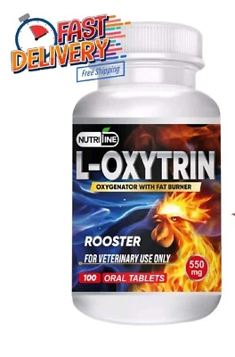 L-oxitrina 100 Tabletas Oxigenador para Gallos/Suplemento Para Animales, Pollos  Foto 1 de 4