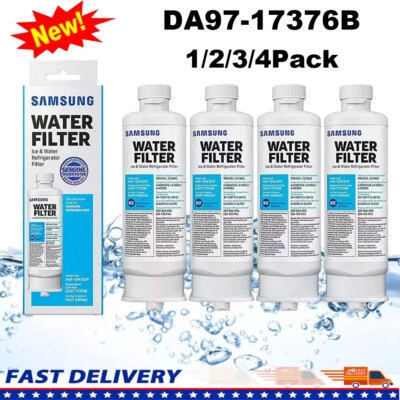 1/2/3/4Pcs NEW Genuine Samsung DA97-17376B HAF-QIN/EXP REFRIGERATOR Water Filter - Image 1 of 4