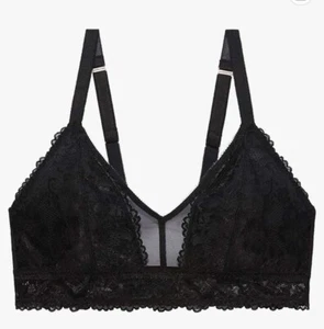Bralette Savage X Fenty para mujer con curvas caviar negro talla 2X - Imagen 1 de 4