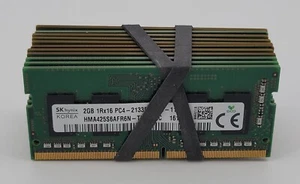 LOT OF 10 - 2GB DDR4 PC4 SO-DIMM Laptop Memory / RAM - Various Brands & Speeds - Picture 1 of 1
