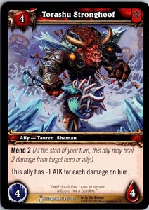 Torashu Stronghoof Icecrown 143 / 220 Dan Brereton World of Warcraft CCG TCG