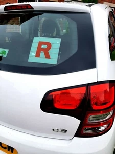 2 R Plates +  2 L Plates for Northern Ireland Regulations 100% self stick on - Picture 1 of 2