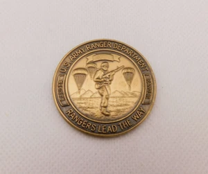 US Army Ranger Department Infantry School Fort Benning Georgia Challenge Coin - Picture 1 of 2