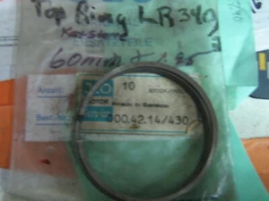 JLO ROCKWELL LR-340/ PISTON RINGS 000.4214/430 60mm bore  oem - Picture 1 of 1