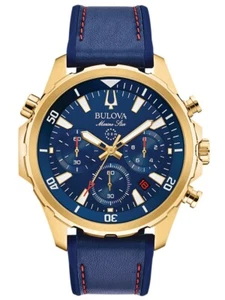 Bulova 97B168 Marine Star Chronograph Herrenuhr 43mm 10ATM - Bild 1 von 5