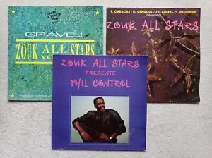 LOT 3 LP ZOUK ALL STARS "Grave...! + Eponyme + Phil Control" -