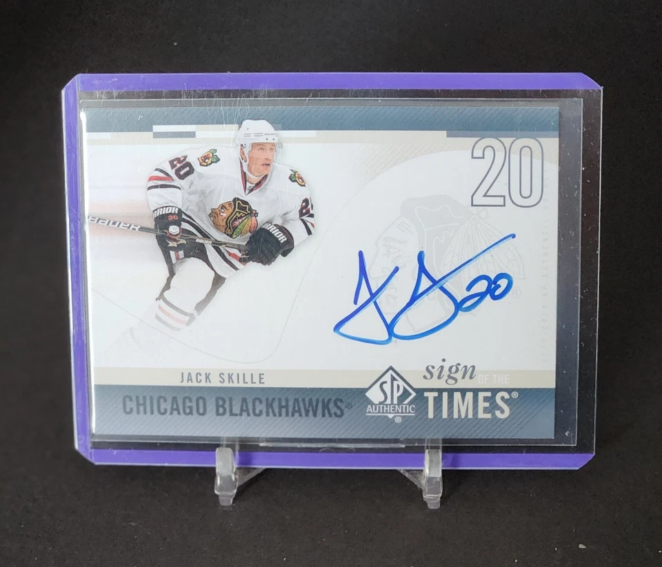 2010-11 SP Authentic Jack Skille Chicago Blackhawks Sign of the Times #SOT-JS - Image 1 of 2