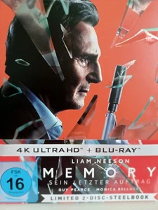 Steelbook 4K Ultra HD + Blu-ray: Memory - Sein letzter Auftrag mit Liam Neeson - Bild 1 von 2