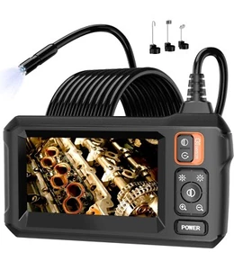 Endoscope Inspection Camera with Light 1080P HD, IP67 Waterproof 4.3 Inch IPS 1M - Picture 1 of 8