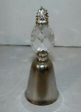 M J Hummel 1991 Silver Plated Christmas Bell Ars Edition - West Germany