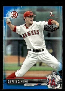 2017 BOWMAN BLUE /150 1ST PROSPECT GRIFFIN CANNING ANGELS - Picture 1 of 1