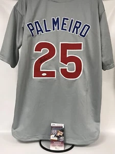 Rafael Palmeiro Signed Autographed Chicago Gray XL Baseball Jersey : JSA COA - Picture 1 of 3