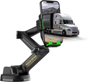 Truck Phone Holder Mount,Heavy Duty Phone Holder for Truck Dashboard Windshie... - Picture 1 of 6