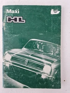 Austin Maxi 1750HL Handbook AKD 8115 9th Edition Dated 1977 Genuine BL Handbook - Picture 1 of 16