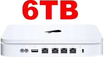 Apple Time Capsule 6TB Kabellos Airport Wi-Fi Extender Maschine Externe 6TB HDD - Bild 1 von 2