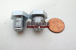 Master Cylinder Plug Hex Bolt 1/2"-20 & 9/16"-18 Inverted Flare Nut Hot RodChevy - Bild 1 von 2