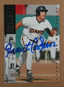 AUTOGRAPH - Brent Cookson Upper Deck #41 San Francisco Giants 1993 Top Prospects - Picture 1 of 2