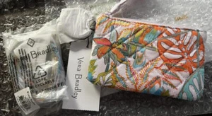 Vera Bradley Zip ID & Lanyard Rain Forest Canopy NEW - Picture 1 of 4