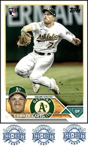 2023 Topps Conner Capel Rookie RC Oakland Athletics #418 - Picture 1 of 2