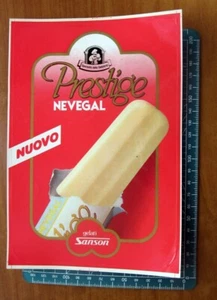 SANSON EIS PRESTIGE SNOWGAL STICKER AUFKLEBER VINTAGE NEU ORIGINAL - Bild 1 von 2